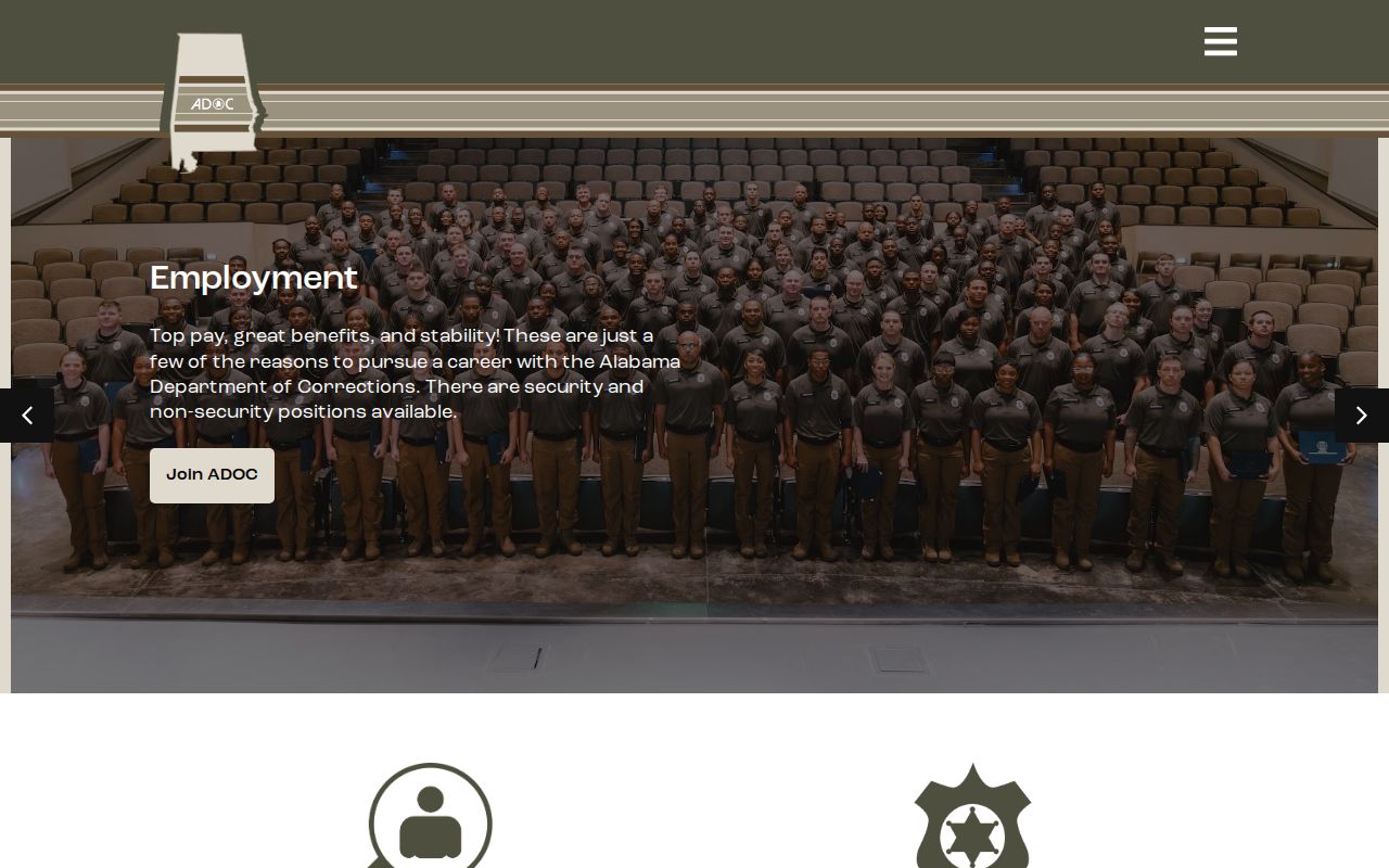 Alabama arrest records and state corrections distinction