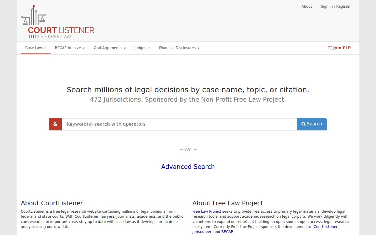 Alabama federal court dockets RECAP document access